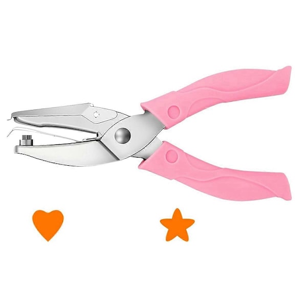 2-pack Handhållen Håltång Set, Enkel Håltång, Hjärthåltång