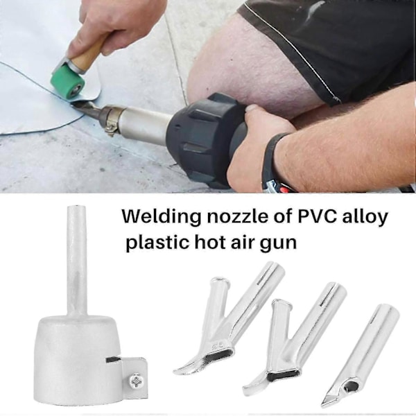 4-nopeuksiset hitsaussuuttimet vinyyli-PVC-muoville kuumailmapuhaltimelle kolmionopeussuutin 5 mm pyöreä hitsaus