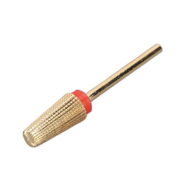 Nail Drill Bit Salon Portable Tungsten Steel Negle Fil Polering Slipe Bits for Gel Polish Fjerning Gull