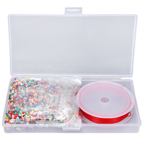 Beads String Kit Forbedre det visuelle Forskellige farver Keramiske Wear Beads Legetøj til Amblyopia Training Small 0.03in