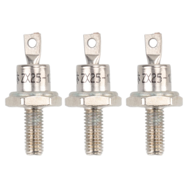 3PCS Likrikterdiod Spiral 25A Järn Hög Hårdhet Spiral Likriktermodul Ersättning för Generatoranod