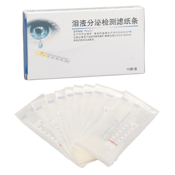 10 st Schirmer Test Strip Professionell bärbar tårsekretionstestremsor för tårsekretionsrubbningar