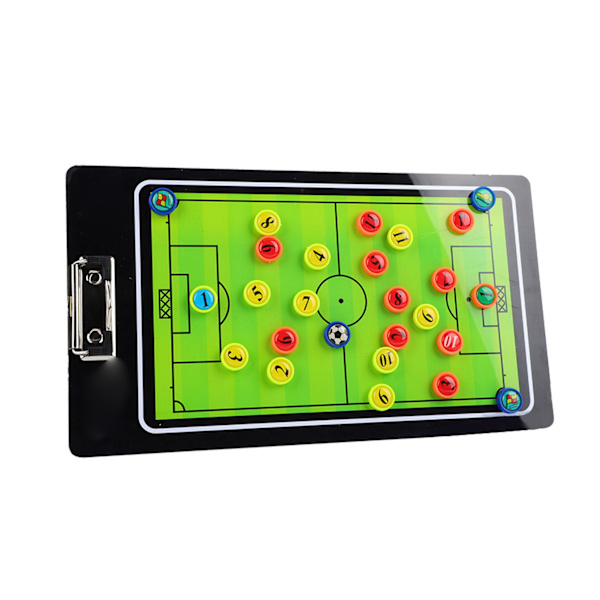 Fotball Fotball Ball Taktikk Magnetic Board for Konkurranse Trening Undervisning Coaching