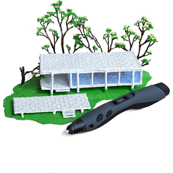 3D-tulostuskynän PLA-muovifilamentti täyttöpakkaus (10 eri väriä, 3 metriä kutakin)