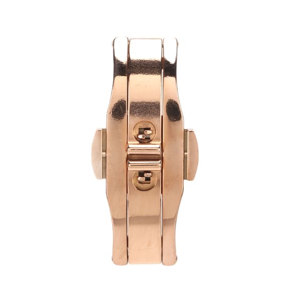Klockarmbandsspänne Dubbelknäppt Legerat Stål Klockarmband Fästspänne Rosafärg
