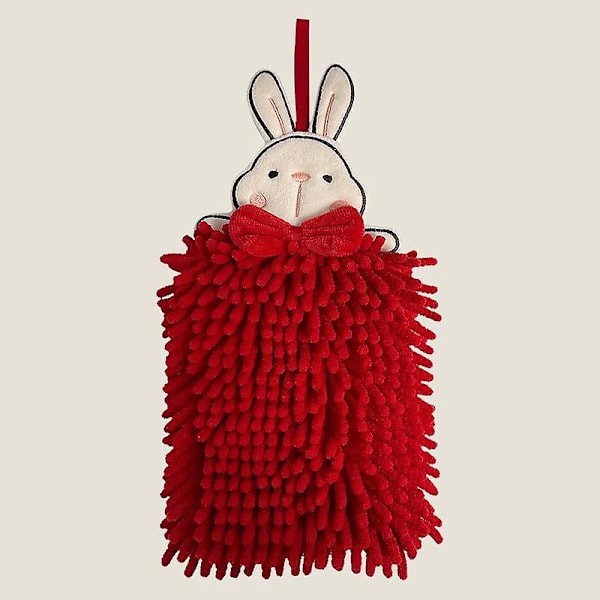 Söt Djur Hängande Handduk, Mjuk Fluffig Mikrofiberhandduk Absorberande Handdukar