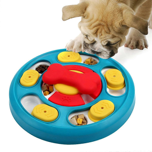 Foderdispenser Anti-Kvælnings Service Hundeslikkeplade Blå
