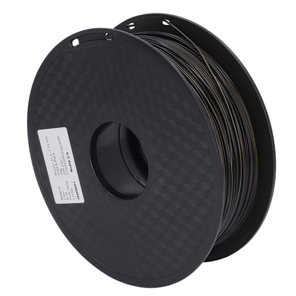 3D-skrivarfilament Guld Svart Dubbelfärgad Extrudering Filament PLA Silkestryck Förbrukningsvara 30‑45mm/s