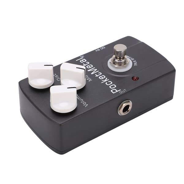 Elektrisk Gitarr Effekt Pedal Pocket Metal True Bypass Enkel Instrumenttillbehör
