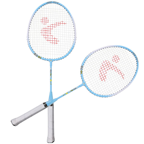 Ett par Aluminiumlegering Tecknad Barn Badmintonracket Utomhussport Fritid ToyBlue