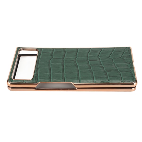Vikbart phone case för Xiaomi MIX Fold 2 Nanoläder Krokodilmönster Anti-skrapa Case Grön