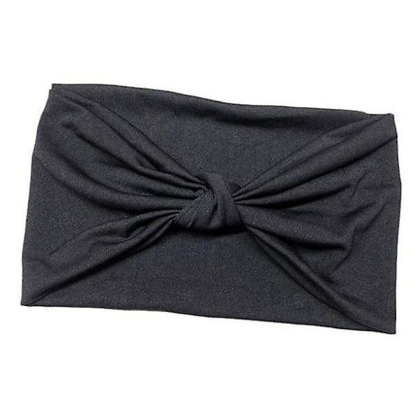 Mjuk Elastisk Turbanhuvudband för Kvinnor (2-pack)