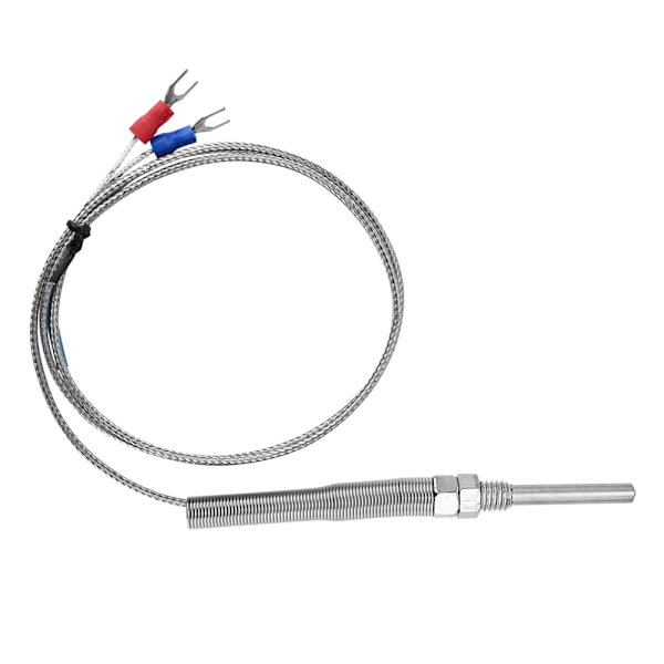 M8 Gänga Typ K Termoelement 30 mm Sond Temperatursensor Tråd 0-400 ℃ (1 m)