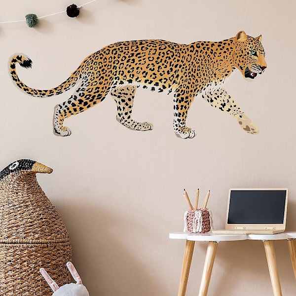 1 stk. Jaguar Leopard Vægmærke Vægdekoration til Stue, Soveværelse, Køkken, Badeværelse
