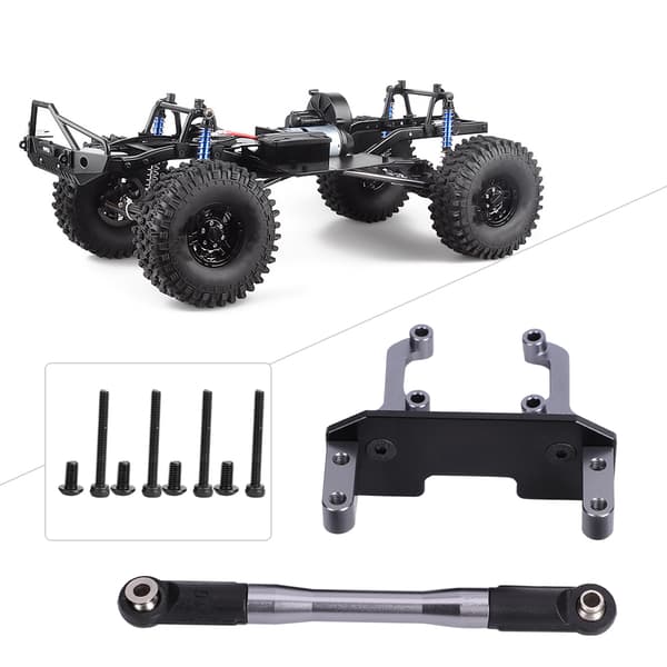 Servo Stand Mount med Styrestangsforbindelse Passer til Axial SCX10 II 90046 1/10 RC Bil