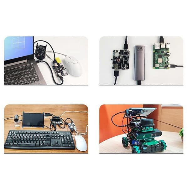 Usb3.0 Hub Udvidelseskort Dockingstation 4-port Usb Splitter Til Ros Robotbil