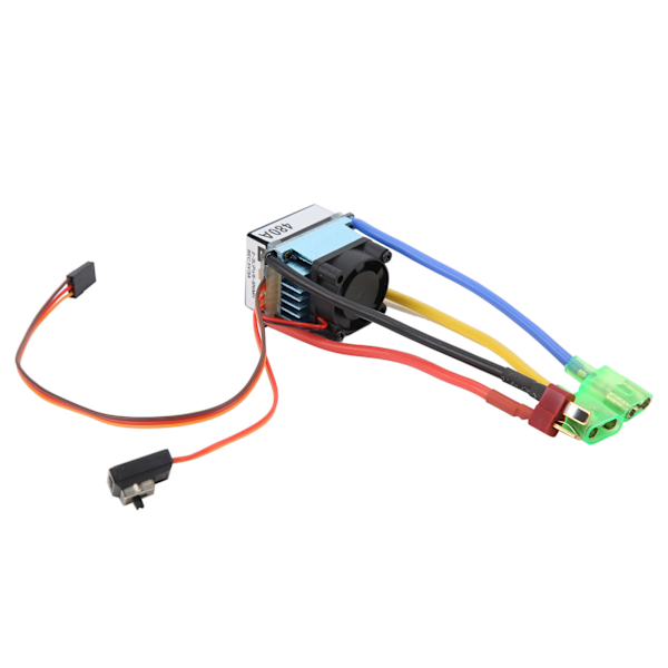 Vandtæt 480A Dual-Way Børstet ESC 5V 3A BEC Elektrisk Hastighedsregulator til 1/8 RC Biler