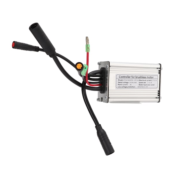 Elektrisk cykel 36V/48V 17A sinusformet controller 6mos med lyslinje til 250W motor
