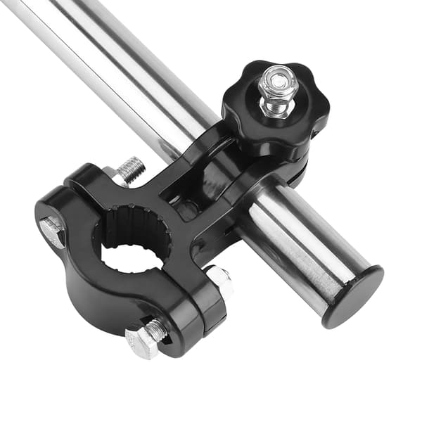 360° Justerbar Paraply Strækmontering Stand Holder Baby Klapvogn Barnevogn Cykelstol Sort