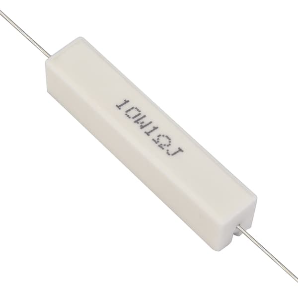 10 STK Højttalerdele Modstandssæt Højttalerdele Cementmodstand 10W 1 Ohm
