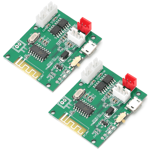 1 par effektforstærkermodul forstærkerkort Audio Stereo Lydhøjttaler til Bluetooth 5.0 TWS 3.7‑5V