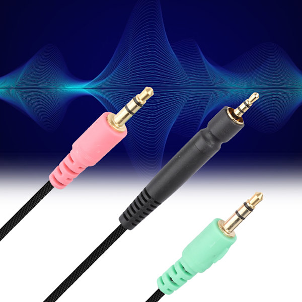 Pelikäyttöön tarkoitettu kuulokemikrofonikaapeli Sennheiser G4ME ONE / PC 373D / PC37X GSP350 / 500 / 600PC -versioon