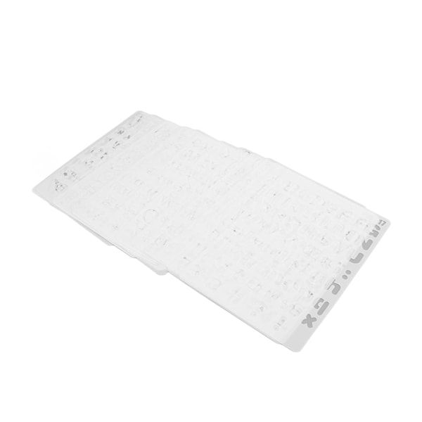 20 kpl ontto maalauspohjia PET-kirjaimia ja numeroita kopiointipiirustusmalleja DIY-askarteluun