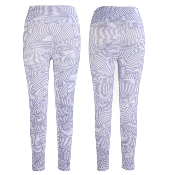 Sömlösa leggings med hög midja och elastiska byxor för kvinnor, fitnesstights för yoga