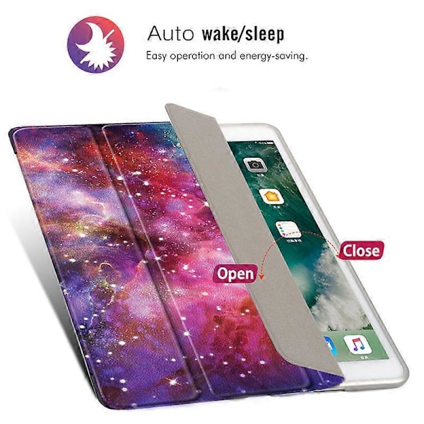 Etui Kompatibelt med iPad 9. generation 2021 / 8. generation 2020 / 7. generation 2019 10.2\" - [Stylus Opbevaring] 360 Graders Roterende Beskyttelsesetui,