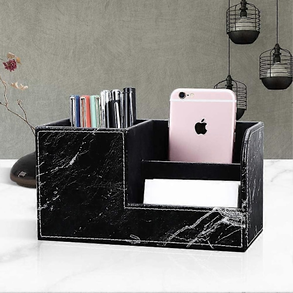 Pencilholder (Sort marmor)