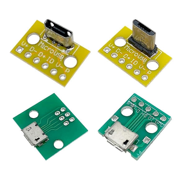 Mini USB till DIP-kontakt med PCB-kort