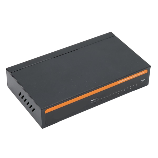 8-portars Gigabit Ethernet-switch TBCS5008E Plug Play Stabil Robust Aluminiumlegering Datornätverksswitchar 100240V(AU-kontakt )