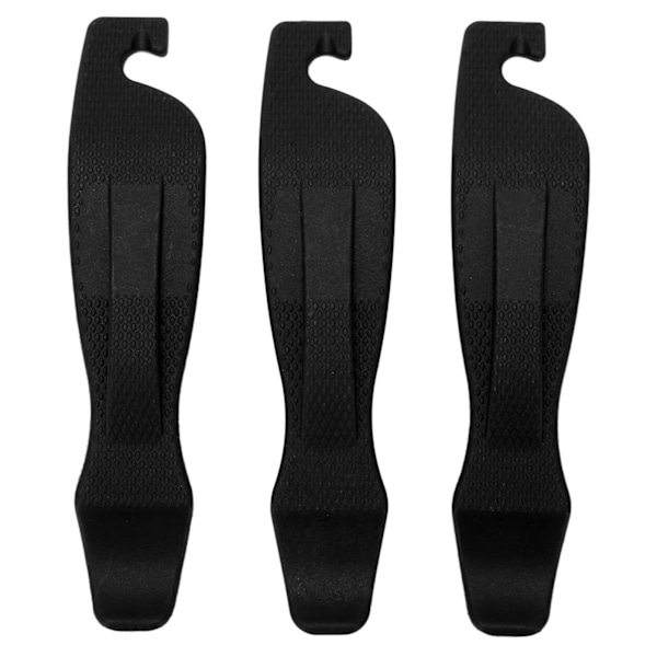 3PCS Bicycle Tire Pry Bar Nylon Tire Lever Anti Slip High Hardness Bike Tire Lever Repair ToolBlack