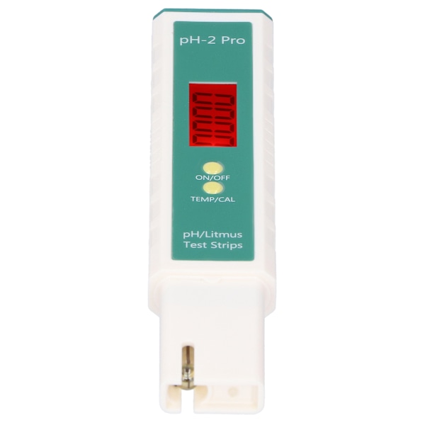 PH-meter Digital PH-testerpen med teststrimmelfunktion Termometer til drikkevand og poolvand