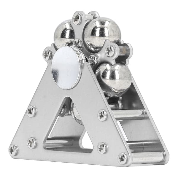 Fingertoppar Roterande Pariserhjul Leksak Aluminiumlegering Hjul Roterande Dekompression Stressavlastande Underhållande Leksak Silver
