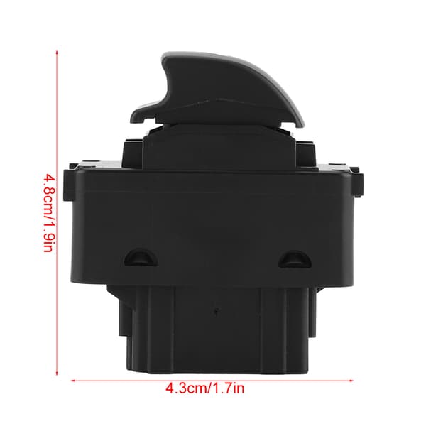 Enkel strømhovedvindusregulator kontrollbryterknapp for Peugeot 207 6490.E2