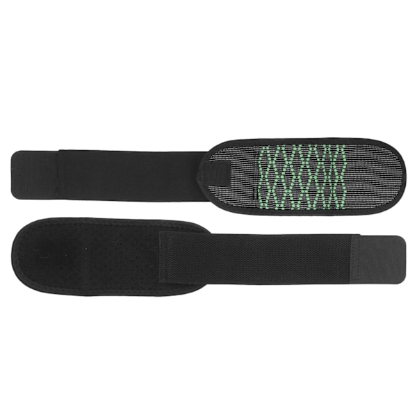 2st handledsband svart justerbar andningsbar elastisk hudvänlig mjuk handledskompressionsrem för fitness
