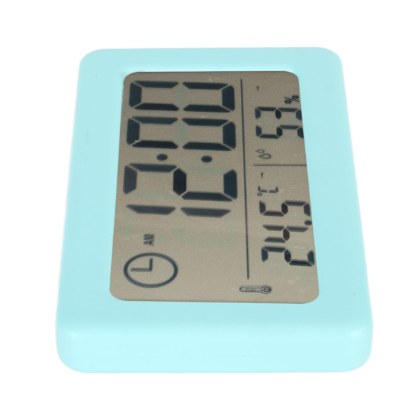 Digital skrivbordsklocka Stor skärm 12/24h Tid Temperatur Display Stativ Liten digital klocka för kontorsskola Hem