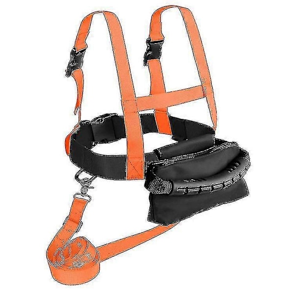 Skidharness för barn, säkerhetsskida axelrem, skida tränings säkerhetskoppel Snowboard träningsharness tränare Zekai Orange