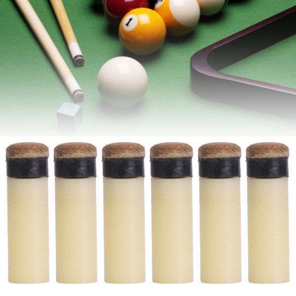 10 STK Snooker Pool Cue Pole Tip Billardstang Reservedele Reparationsværktøj Tilbehør 11mm