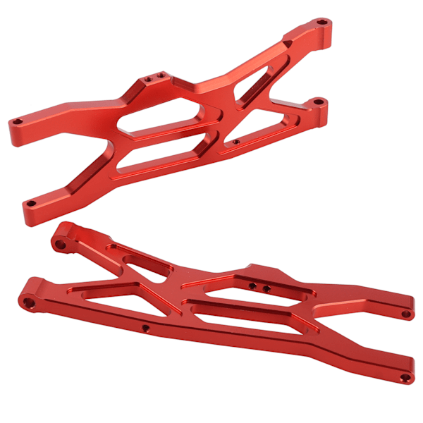 1 par aluminiumlegering bakre nedre svingarm tillbehör passar för ARRMA 1/10 RC bilröd