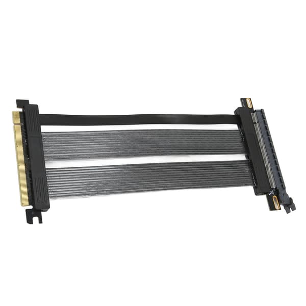 PCIE 4.0 Riser-kabel 20 cm svart grafikkorts förlängningskabel GPU PCIE 4.0 16X förlängare för RTX3090 RTX3080 RTX3070