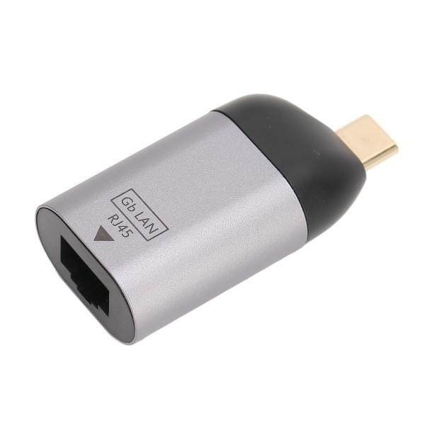 USB C-Ethernet-sovitin USB C Uros RJ45 Naaras verkkopistoke Gigabit Ethernet LAN-verkkosovitin