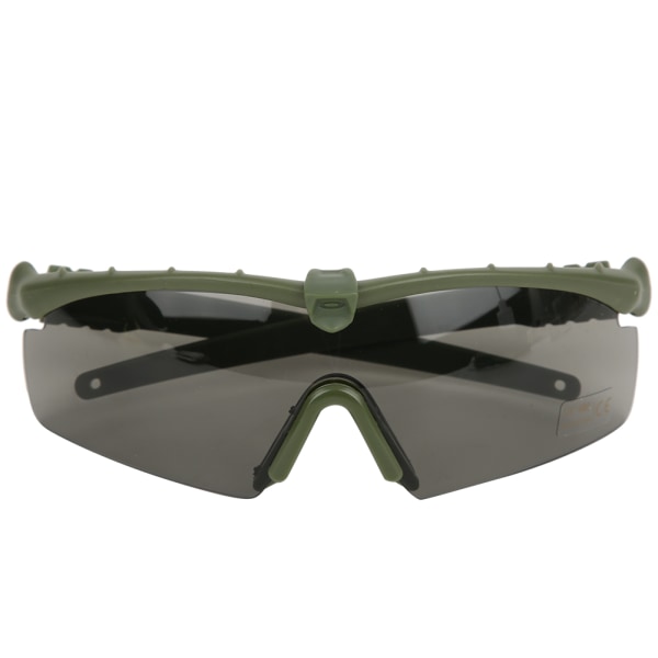 Vindtette, sandtette Militære Goggles Tactic Glasses Anti Impact Shooting Øyebeskyttelse (Militærgrønn)