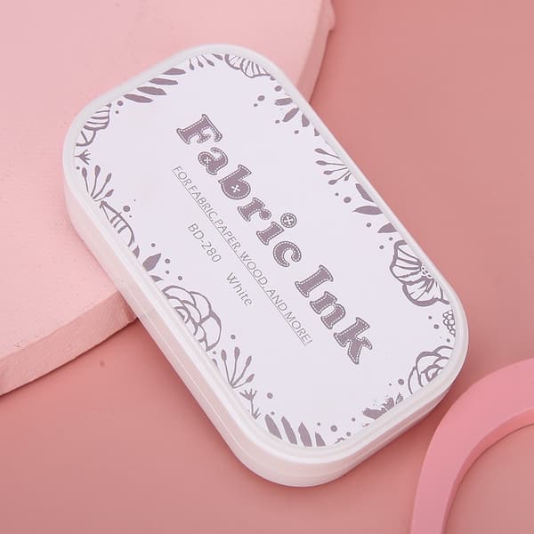 Restore Style Sponge Färgad Bläckdyna DIY-tillbehör för gummistämpel Papper Tyg BD-280 Porslinsvit