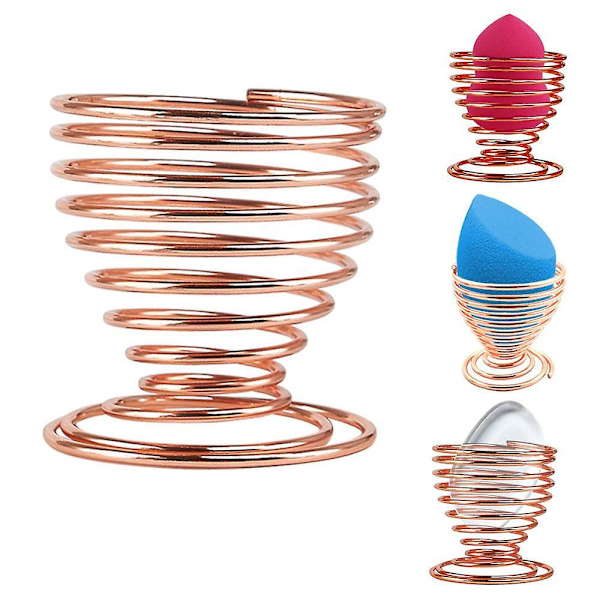 Svampsvampshållare 2-pack Makeup-svamp Organizer Torkställ Ägg Puderpuff Displayställ
