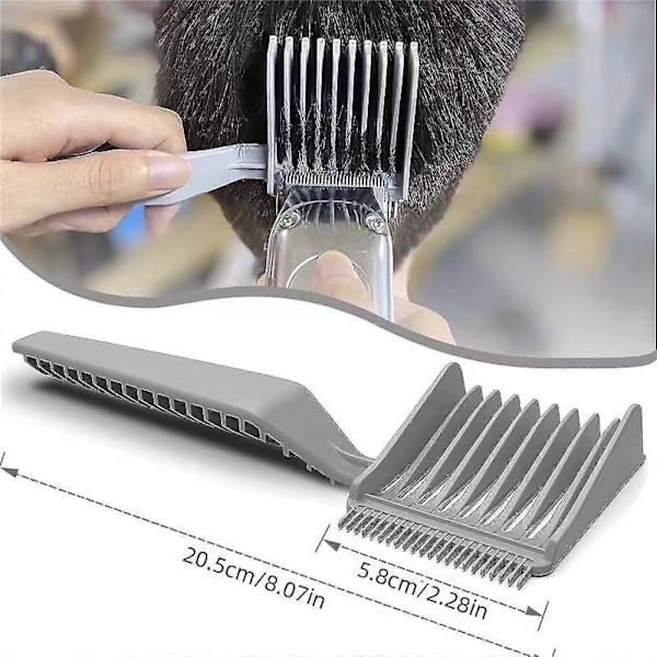 Blend Friend Fade Comb, Profesjonell Hårklippekam For Hjemmebruk, Salong Eller Profesjonell Bruk - JRZD Svart 1 stk