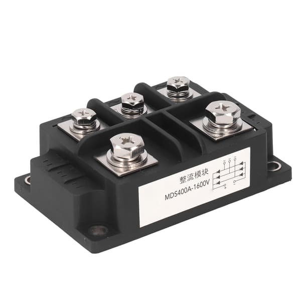 1600V 5-terminal broensretter 400A maksimal svejset struktur 3-faset strømdiode-rettermodul