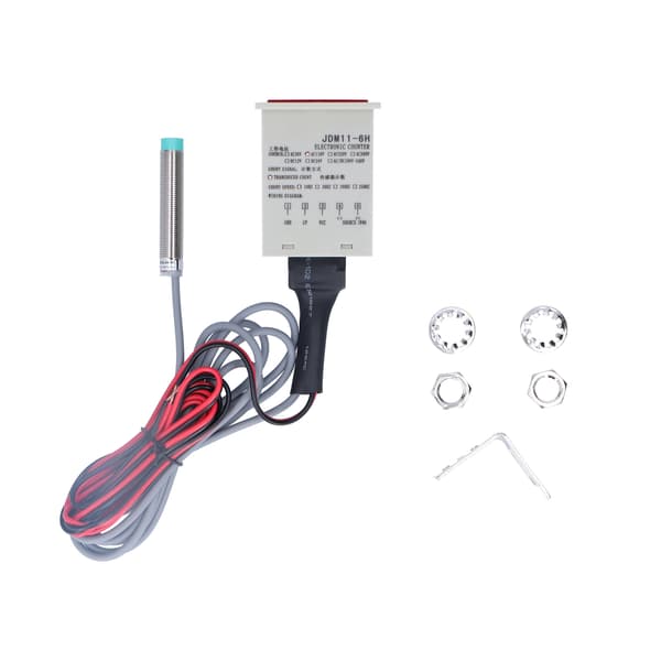 BERM Digital Elektronisk Teller for Metallobjekter Kontakt Induksjonspanel Reset JDM11‑6HDC12-24V