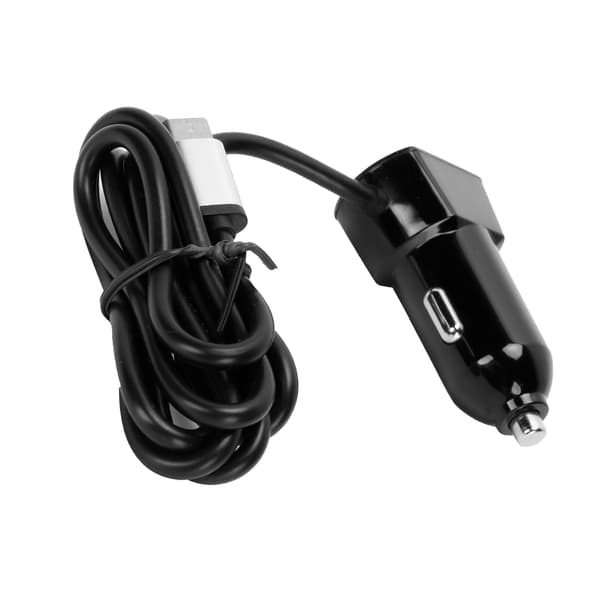 Dobbel port Mini 4.8A+1A USB Høy strøm Mobiltelefonlader Billader med USB-kabel